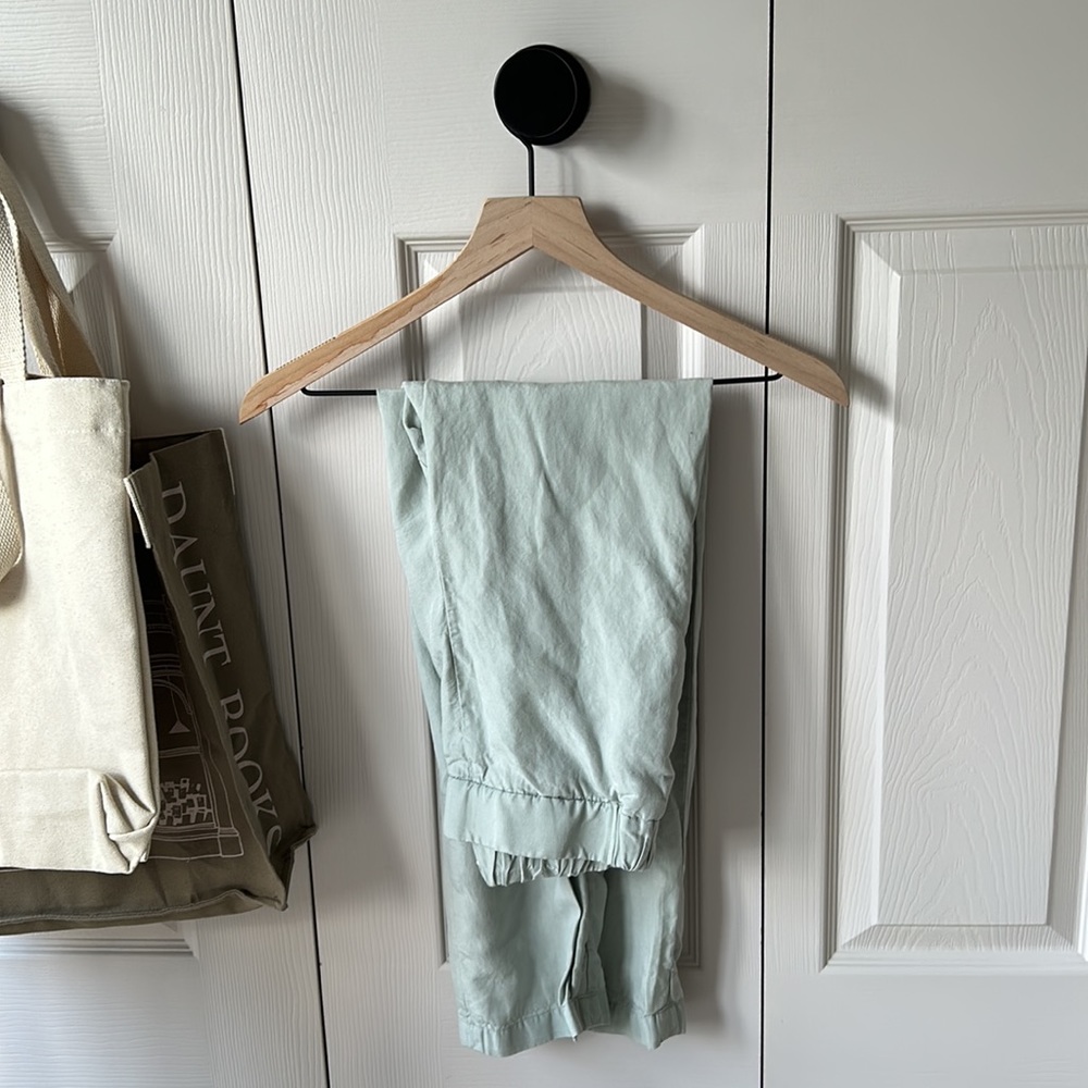 COS Mint Green Linen Trousers - Picture 11 of 13